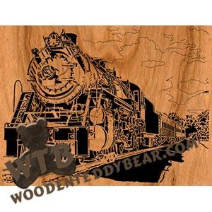 Mega Train Pattern |  Advanced Fretwork Scroll Saw Pattern | Wooden Teddy Bear