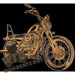 Motorcycle #2 |  Advanced Fretwork Scroll Saw Pattern | Wooden Teddy Bear