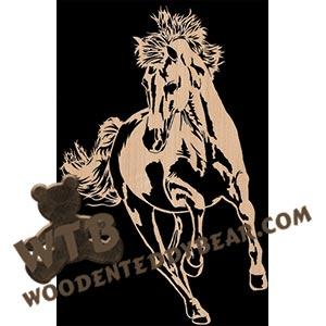 Prancer |  Advanced Fretwork Scroll Saw Pattern | Wooden Teddy Bear