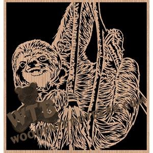 Sloth |  Advanced Fretwork Scroll Saw Pattern | Wooden Teddy Bear