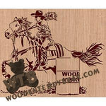 Barrel Racer #2 - Advanced | Fretwork Scroll Saw Pattern | Wooden Teddy Bear