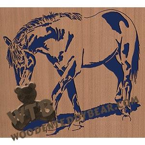 Downward Horse - Advanced | Fretwork Scroll Saw Pattern | Wooden Teddy Bear