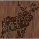 Moose #2 - Advanced | Fretwork Scroll Saw Pattern | Wooden Teddy Bear