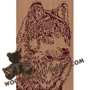 Wolf #4 - Advanced | Fretwork Scroll Saw Pattern | Wooden Teddy Bear