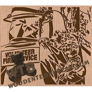 Koala #1 advanced fretwork scroll saw pattern | The Wooden Teddy Bear