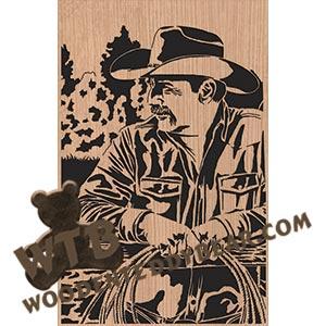 Cowboy Rope Fence - Advanced | Fretwork Scroll Saw Pattern | Wooden Teddy Bear