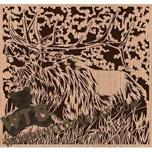 Elk #5 - Advanced | Fretwork Scroll Saw Pattern | Wooden Teddy Bear