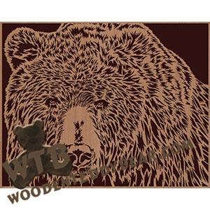 Fret Bear - Advanced | Fretwork Scroll Saw Pattern | Wooden Teddy Bear