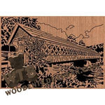 Covered Bridge - Advanced | Fretwork Scroll Saw Pattern | Wooden Teddy Bear