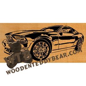 Mustang #2 - Advanced | Fretwork Scroll Saw Pattern | Wooden Teddy Bear