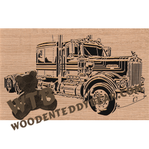 Kenworth - Advanced | Fretwork Scroll Saw Pattern | Wooden Teddy Bear