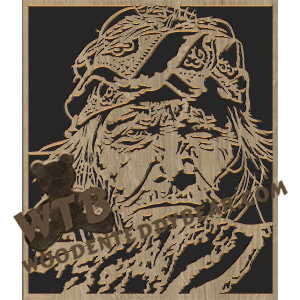 Nez Perce Elder - Advanced | Fretwork Scroll Saw Pattern | Wooden Teddy ...