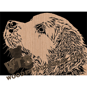 Puppy Looking Up - Advanced | Fretwork Scroll Saw Pattern | Wooden Teddy Bear