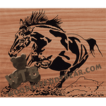 Restless Horse - Advanced | Fretwork Scroll Saw Pattern | Wooden Teddy Bear