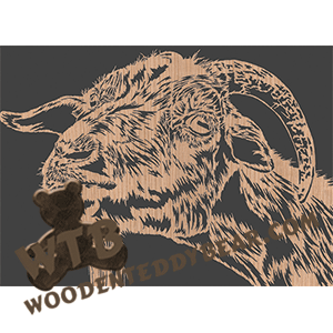 Goat - Advanced | Fretwork Scroll Saw Pattern | Wooden Teddy Bear