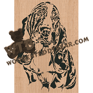 Hound - Advanced | Fretwork Scroll Saw Pattern | Wooden Teddy Bear