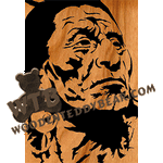 Native American Man #4 - Advanced | Fretwork Scroll Saw Pattern | Wooden Teddy Bear