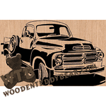 1954 Studebaker Pickup Truck - Advanced | Fretwork Scroll Saw Pattern | Wooden Teddy Bear