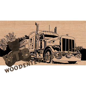 Rig Freightliner #1 - Advanced | Fretwork Scroll Saw Pattern | Wooden Teddy Bear