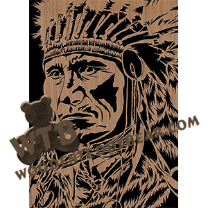 Dakota Native American - Advanced | Fretwork Scroll Saw Pattern ...