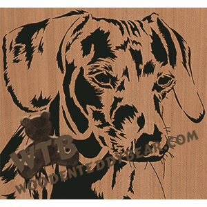 Daschund - Advanced | Fretwork Scroll Saw Pattern | Wooden Teddy Bear