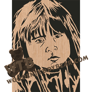 Comanche Child - Advanced | Fretwork Scroll Saw Pattern | Wooden Teddy Bear