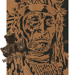 Oglala Chief William Lip - Advanced | Fretwork Scroll Saw Pattern | Wooden Teddy Bear