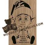 Santa's Elf | Fretwork Scroll Saw Pattern | Wooden Teddy Bear