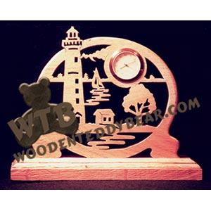 Hunting Island, SC Lighthouse scroll saw pattern | The Wooden Teddy Bear