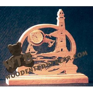 Morris Island Lighthouse scroll saw pattern | The Wooden Teddy Bear