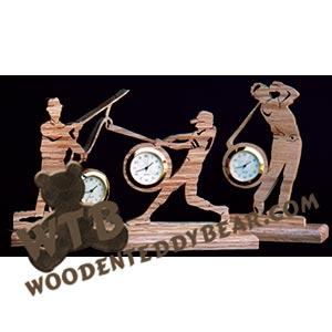 Sportsmen scroll saw pattern | The Wooden Teddy Bear