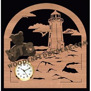 Peggy's Cove, Nova Scotia Lighthouse scroll saw pattern | The Wooden Teddy Bear