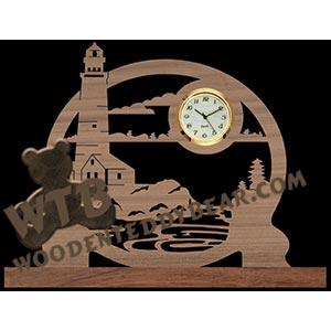 Portland Head, ME Lighthouse scroll saw pattern | The Wooden Teddy Bear