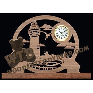 Au Sable, MI Lighthouse scroll saw pattern | The Wooden Teddy Bear