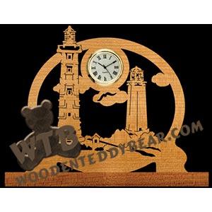 Cape Henry, VA Lighthouse scroll saw pattern | The Wooden Teddy Bear