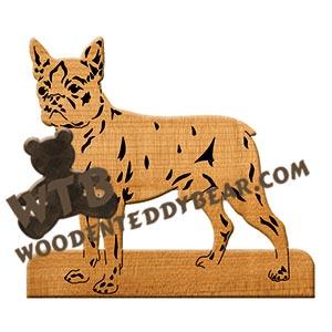 Boston Terrier scroll saw pattern | The Wooden Teddy Bear