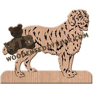 Saint Bernard scroll saw pattern | The Wooden Teddy Bear