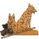 German Shepherds scroll saw pattern | The Wooden Teddy Bear