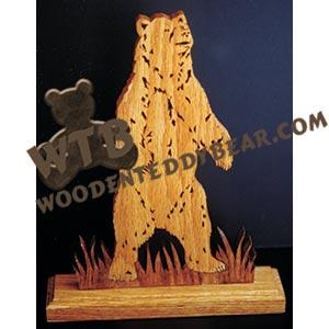 Black Bear scroll saw pattern | The Wooden Teddy Bear