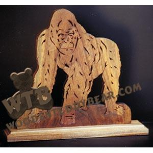 Gorilla scroll saw pattern | The Wooden Teddy Bear