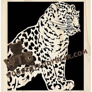 Jaguar | Fretwork Scroll Saw Pattern