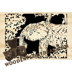 African Elephant | Fretwork Scroll Saw Pattern