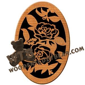 California Rose | Fretwork Scroll Saw Pattern