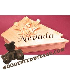 Nevada scroll saw 3D trinket box  pattern | The Wooden Teddy Bear