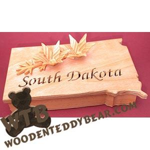 South Dakota scroll saw 3D trinket box  pattern | The Wooden Teddy Bear