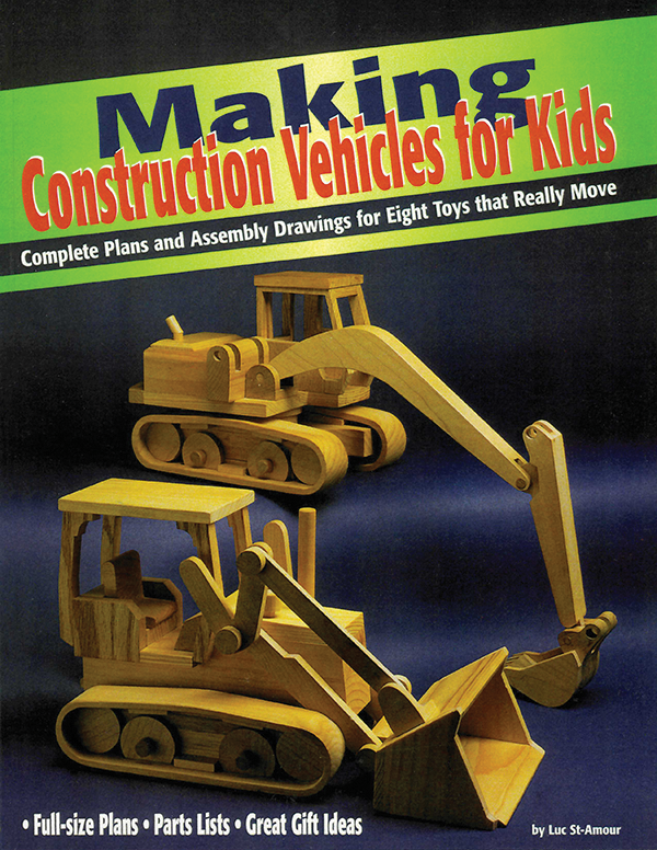 Making Construction Vehicles for Kids | Fretwork Scroll Saw Pattern | Wooden Teddy Bear