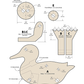 Animated Animal Toys in Wood