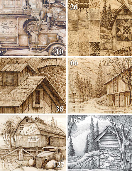 Landscape Pyrography Techniques & Projects book | The Wooden Teddy Bear ...