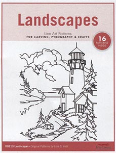 Landscapes Line Art Pattern Pack