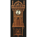 Pomeroy Clock & Shelf | Fretwork Scroll Saw Pattern | Wooden Teddy Bear